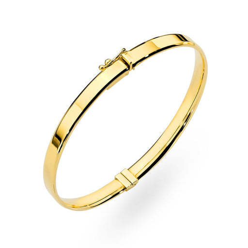 Brățară Rigidă Lată din Aur 14K