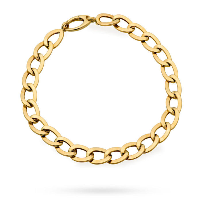 Bratara Aur cu Zale Ovale- 14k