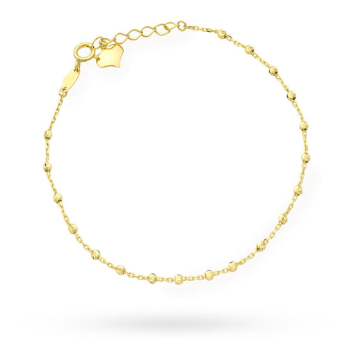 Bratara Aur 14k cu Bilute si Inima