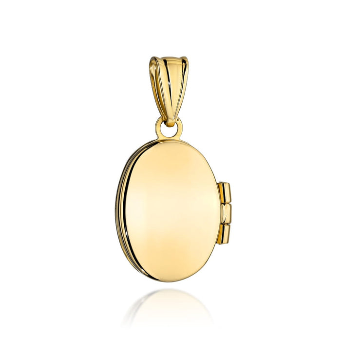 Medalion Aur 14k cu Model Oval