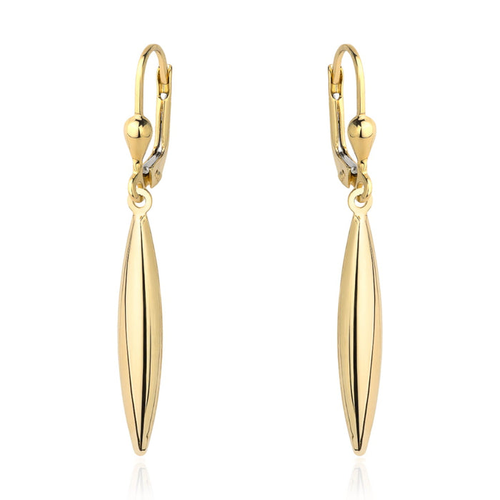 Cercei Aur 14k cu Model Alungit