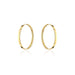 Cercei cu cercuri late din aur - 1,8 cm
