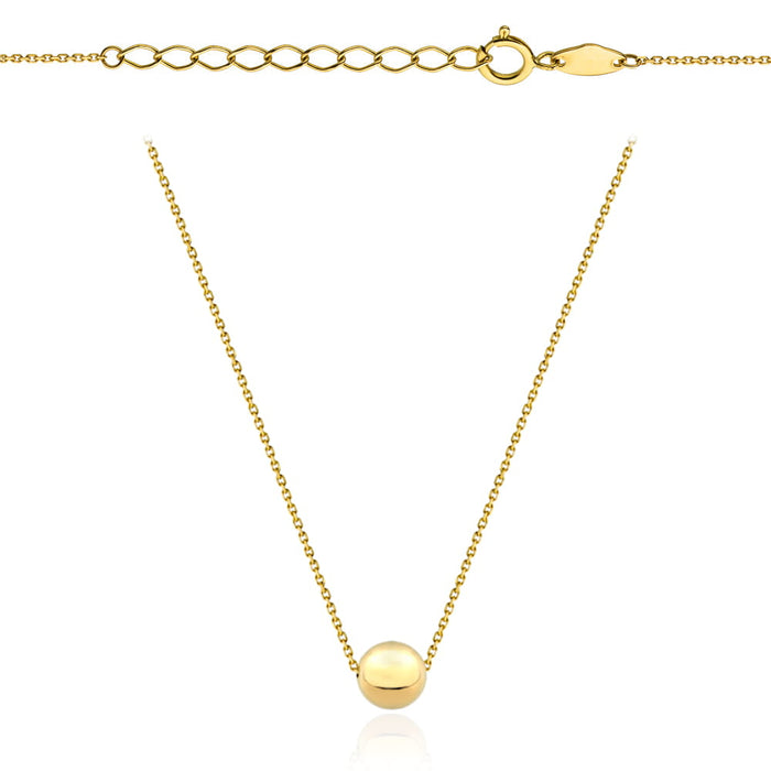 Colier cu Biluta 47 + 3 cm- Aur 14k