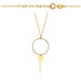 Colier cu Cerculet si Cheie- Aur 14k