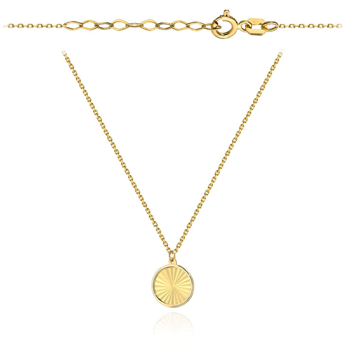 Colier cerc de aur cu diamante