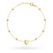 Brățară Trifoi cu Mărgele Delicate din Aur 14K