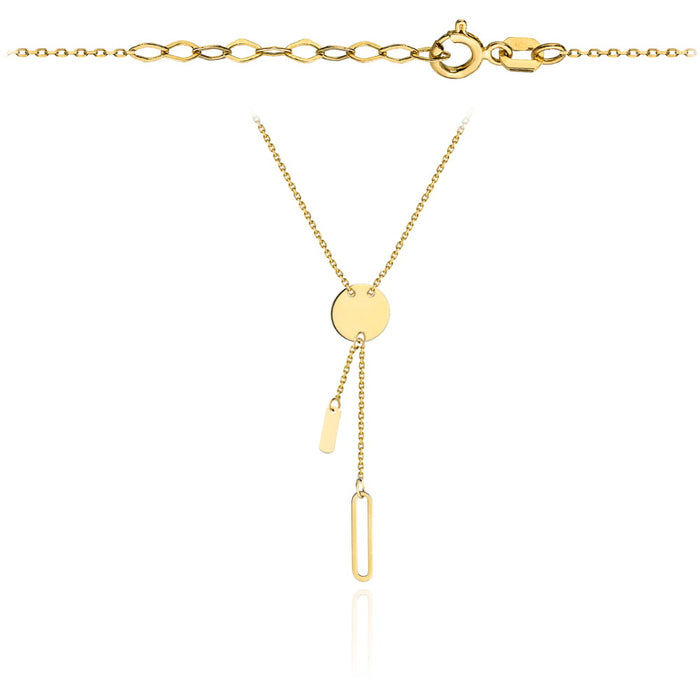 Colier Aur 14k cu Banut si Placute