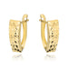 Cercei din aur 14K cu model