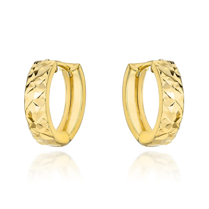 Cercei din aur 14K cu model