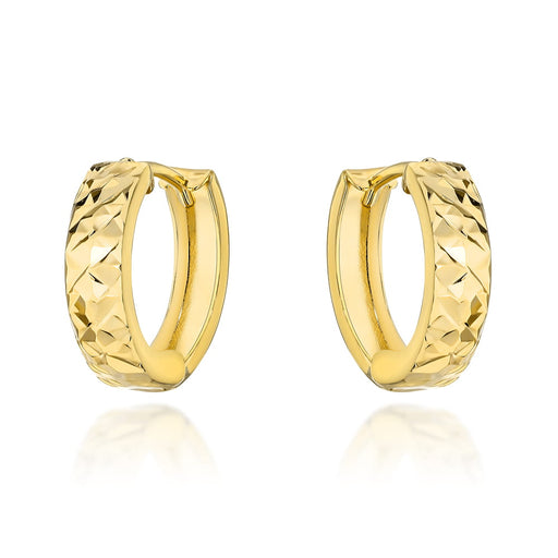 Cercei din aur 14K cu model