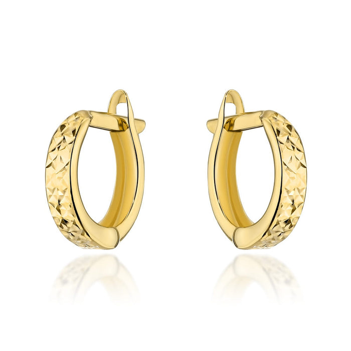 Cercei de aur 14K cu model