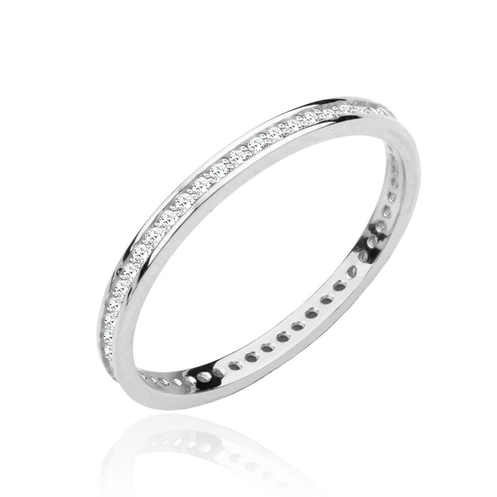 Inel Aur 14k cu Zirconii Albe