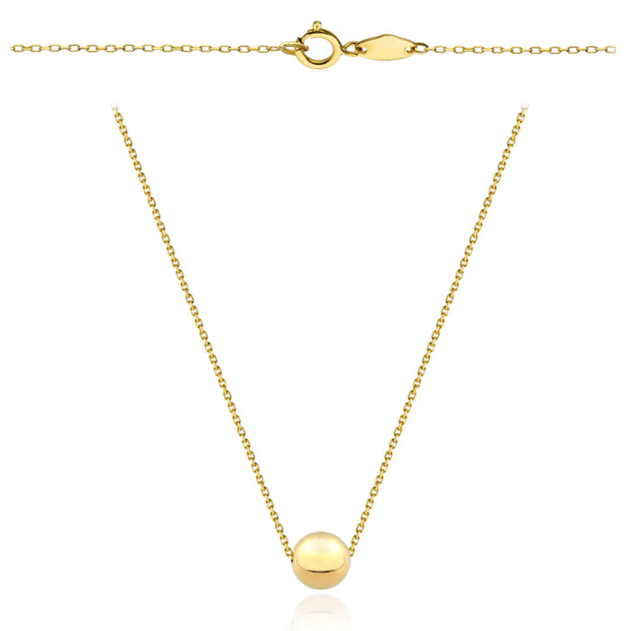 Colier cu Biluta 50 cm- Aur 14k