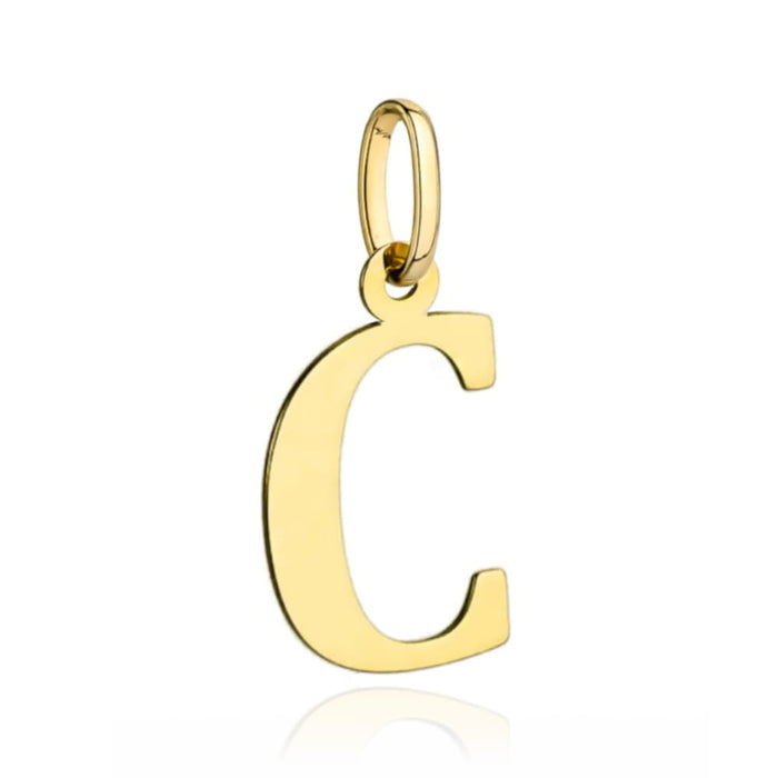 Pandantiv Aur Literă C Mare