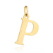 Pandantiv Aur 14K cu Litera P, 24x13 mm
