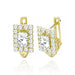 Cercei Aur 8K Ornați cu Pietre Prețioase