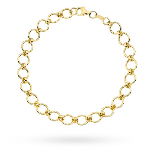 Brățară din aur cu cercuri împletite