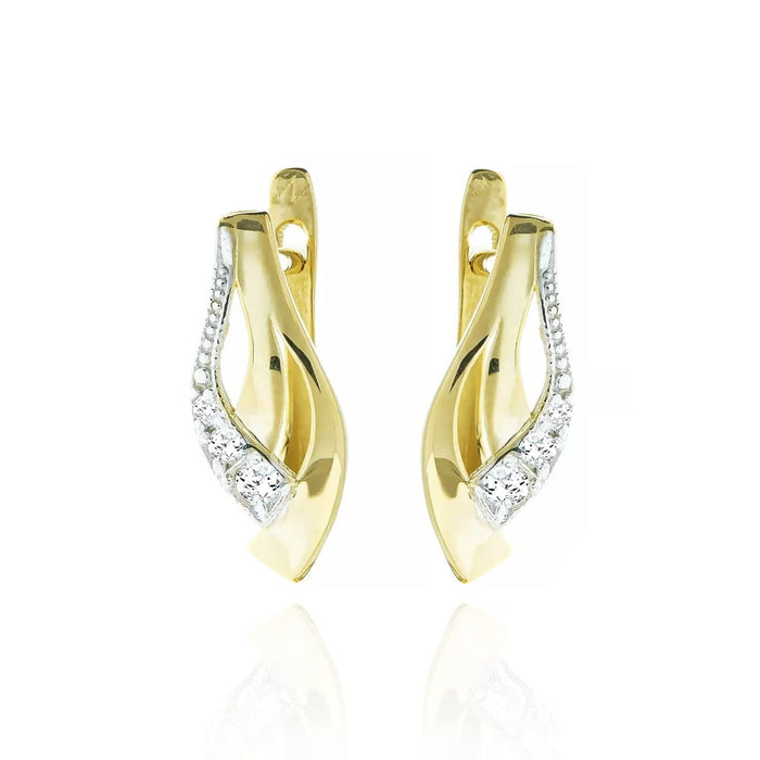 Cercei Aur 8K cu Zirconii