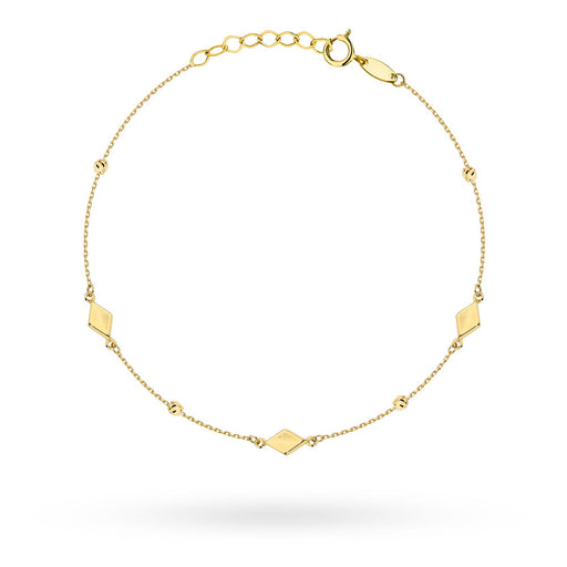 Bratara cu Romburi din Aur 14k