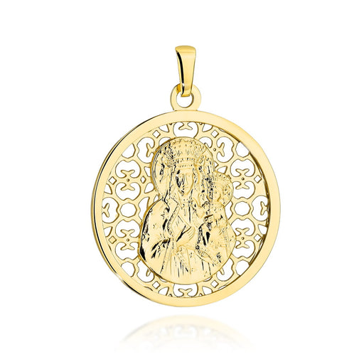 Pandantiv din Aur 14k cu Maica Domnului