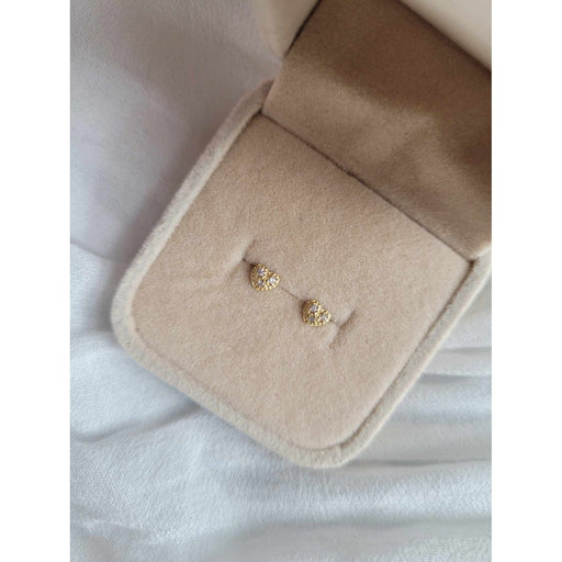 Cercei Aur 8K Inimioare cu Zirconiu 3.2343