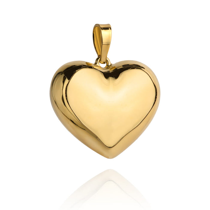 Pandantiv mare inimă de aur