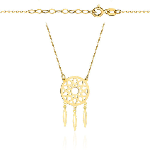 Colier de aur cu un prins de vise agățat