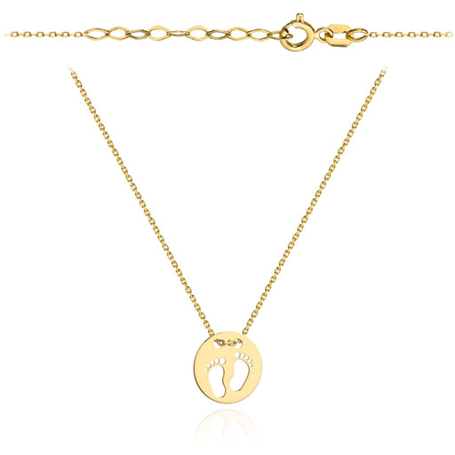 Inel de aur și colier pentru picioare