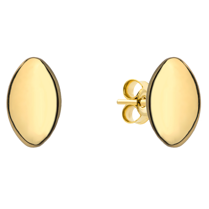 Cercei elipse de aur
