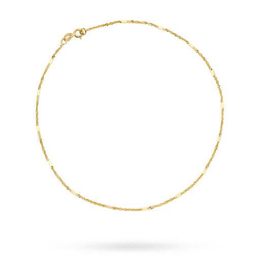 Brățară din Aur, Model Singapore, cu Plăcuță