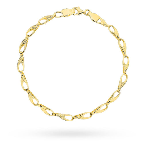 Bratara cu lacrimi de aur cu decor