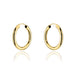 Cercei cerc de aur - 2cm, super usori