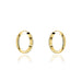 Cercei cerc de aur - 1,6 cm, super usori