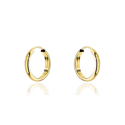 Cercei cerc de aur - 1,6 cm, super usori