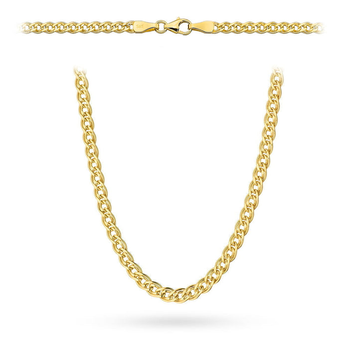 Lanț Din Aur 14K, Împletitură Mona Lisa, 45 Cm