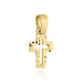 Cruce mică de aur 14K - 15 mm