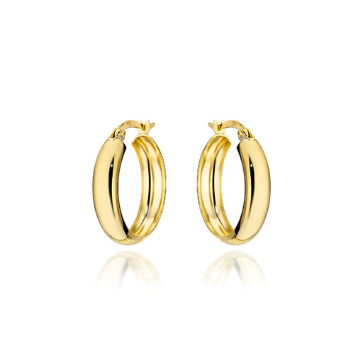 Cercei cerc de aur cu inchizator englezesc - 1,8 cm