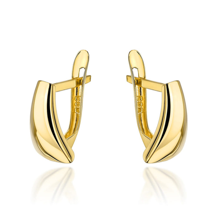 Cercei Aur 14K Forma Trapezoidala