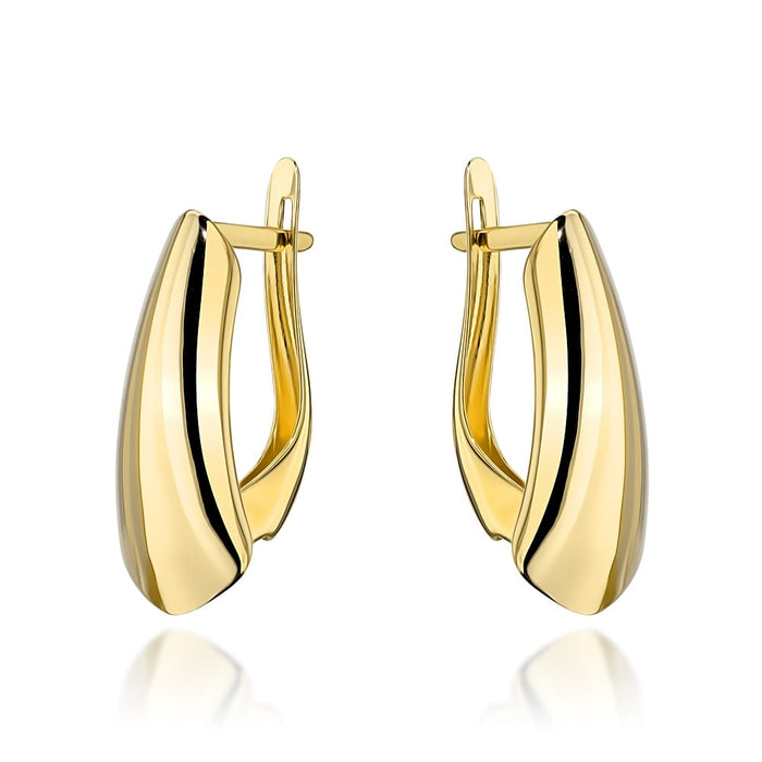 Cercei trapez din Aur 14k