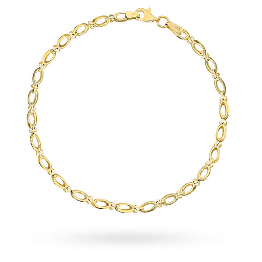 Brățară Aur cu Elemente Ovale