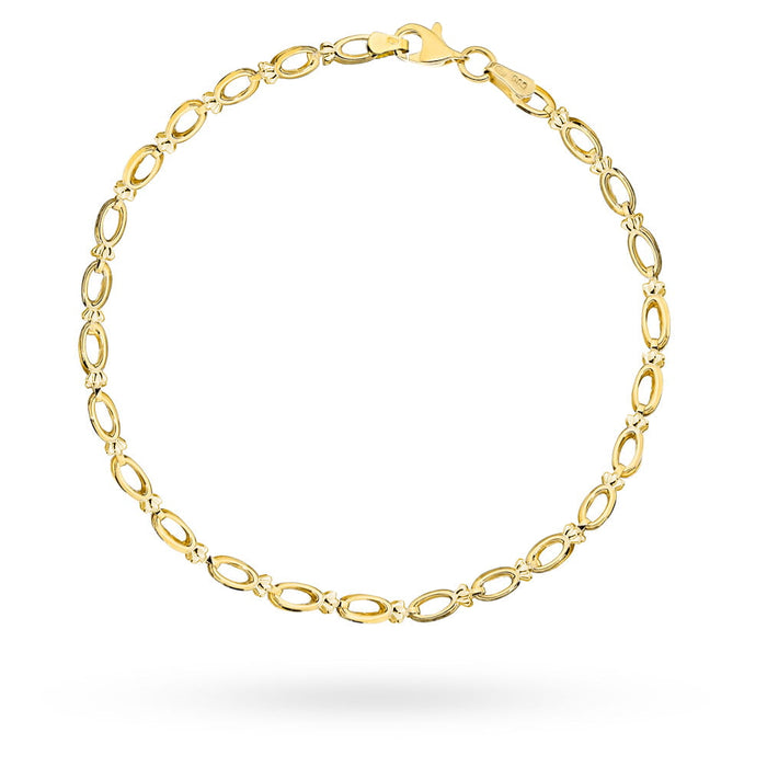 Brățară Aur cu Elemente Ovale