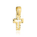Cruce mică de aur 14K - 15 mm