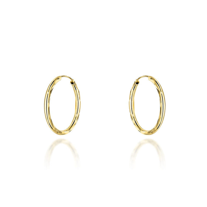 Cercei cerc cu model, super usori, 1,8 cm