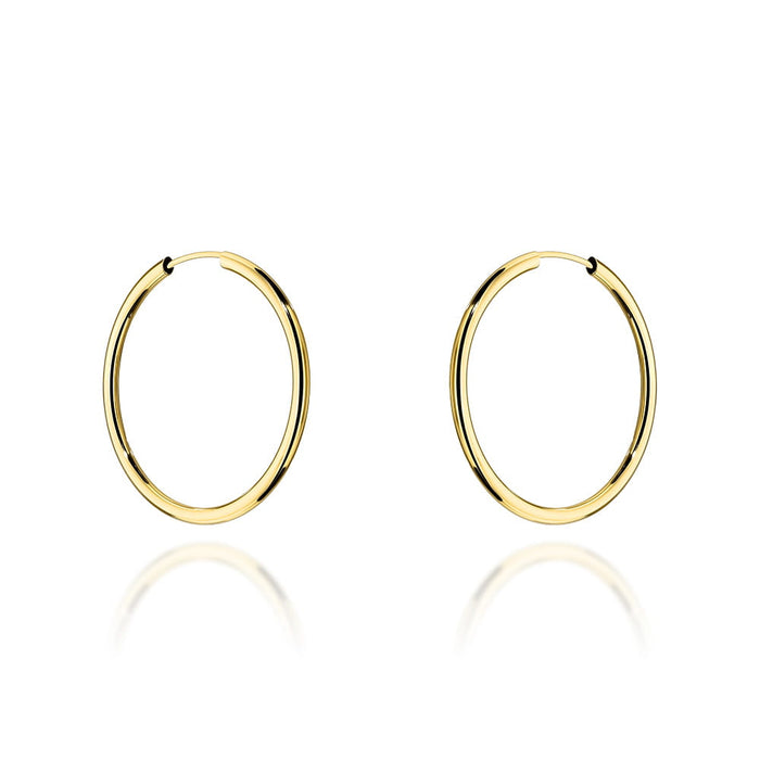 Cercei Creole Aur 14k, 2.5 cm