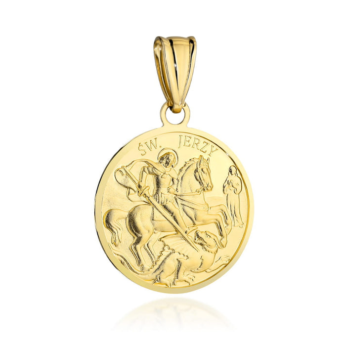 Pandantiv Aur 14k cu Sfantul Gheorghe