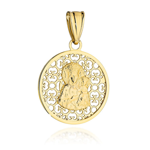 Pandantiv din Aur 14k cu Maica Domnului