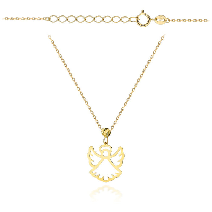 Colier de inger auriu super usor