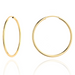 Cercei cu cerc de aur super ușoare. 333 - 6 cm