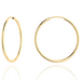 Cercei cu cerc de aur super ușoare. 333 - 7 cm