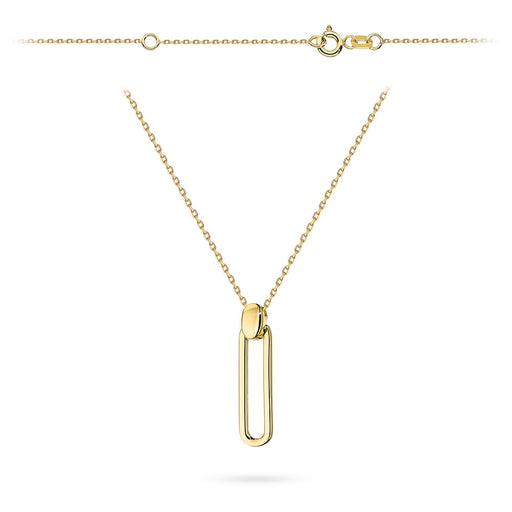 Colier de aur cu o verigă de agățat